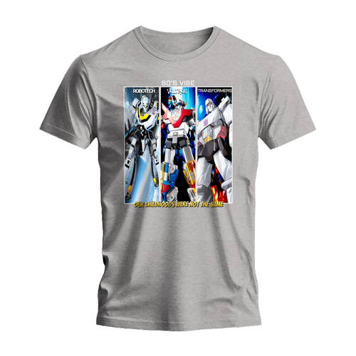 80's Robots T-Shirt: Robotech, Voltron, Transformers Nostalgia Tee